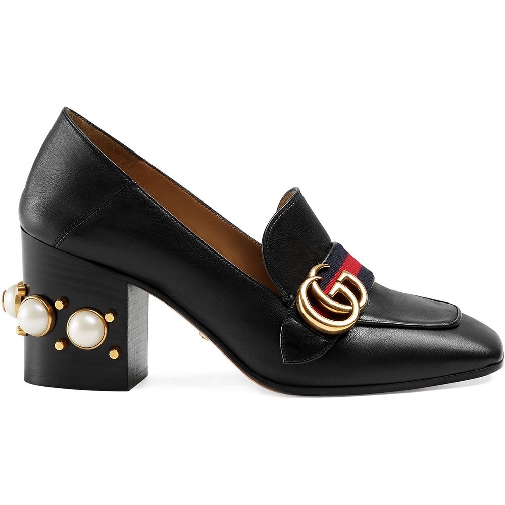 Gucci Pearl sheep Leather Pumps